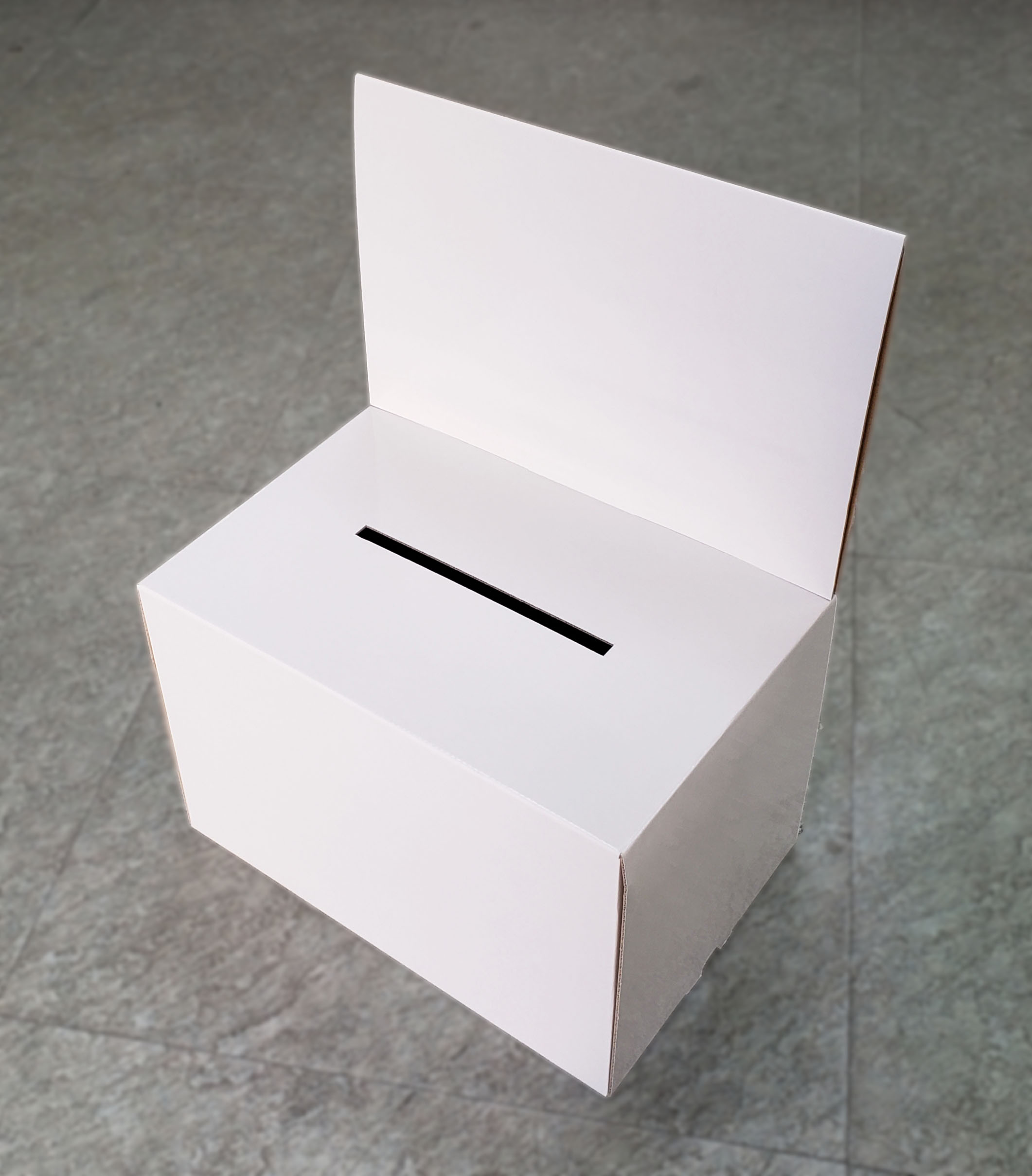 見栄えのするアンケートボックスを作りませんか 美粧ケース 段ボール ダンボール なら東大阪の美販へ
